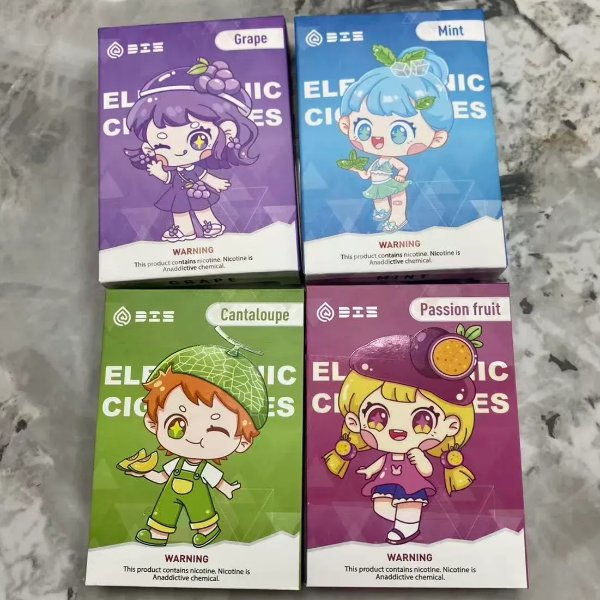 DIS 迪斯一代電子煙霧化彈|萌系卡通少女系列 3顆裝