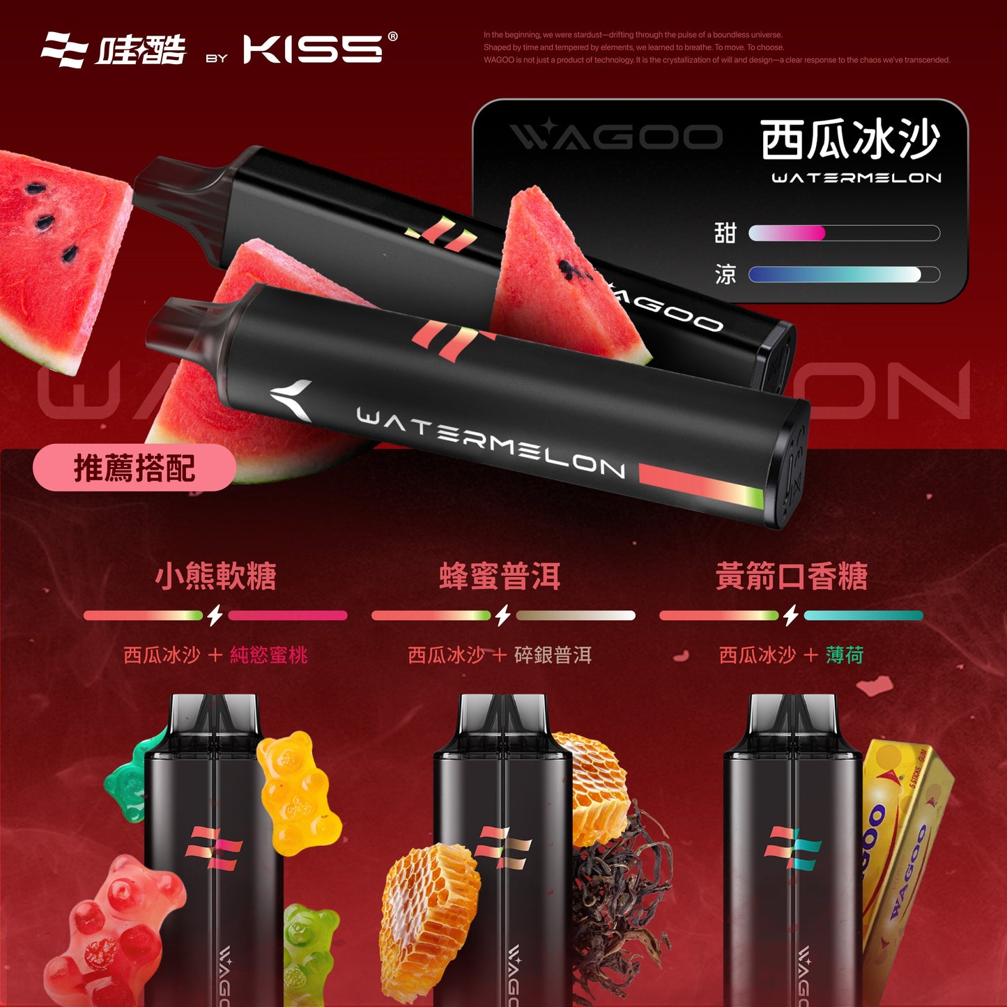 哇酷 抛棄式 6500口（KISS）