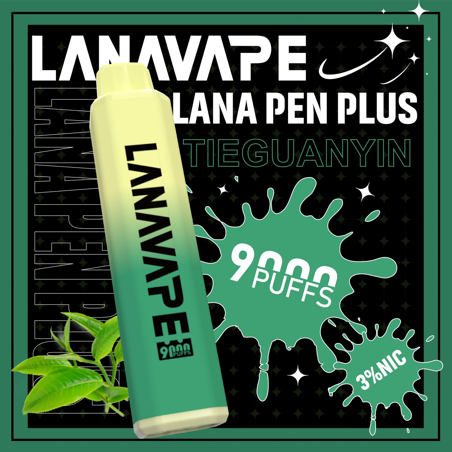 【LANA 拉娜 9000口高續航版】拋棄式一次性電子煙 可充電 大煙霧 冰爽口感 新款上市 台灣現貨