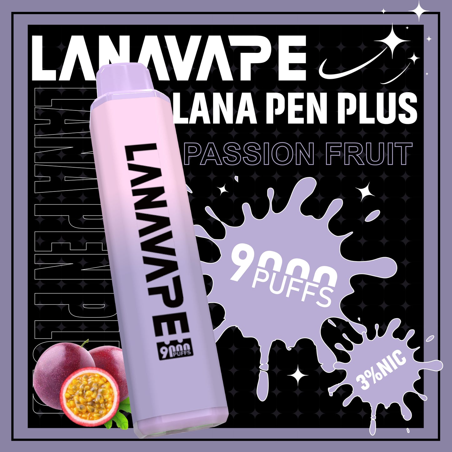 【LANA 拉娜 9000口高續航版】拋棄式一次性電子煙 可充電 大煙霧 冰爽口感 新款上市 台灣現貨