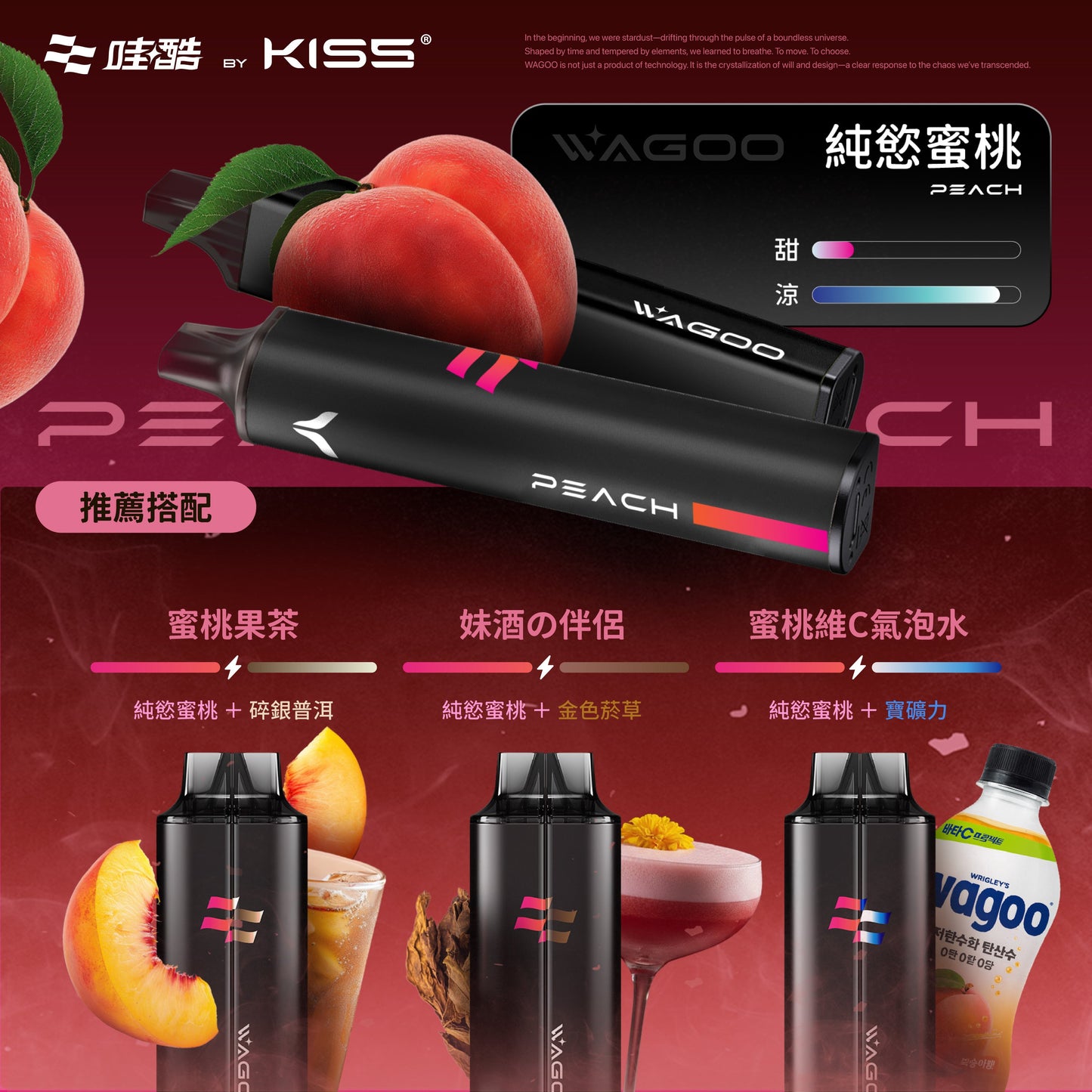 哇酷 抛棄式 6500口（KISS）