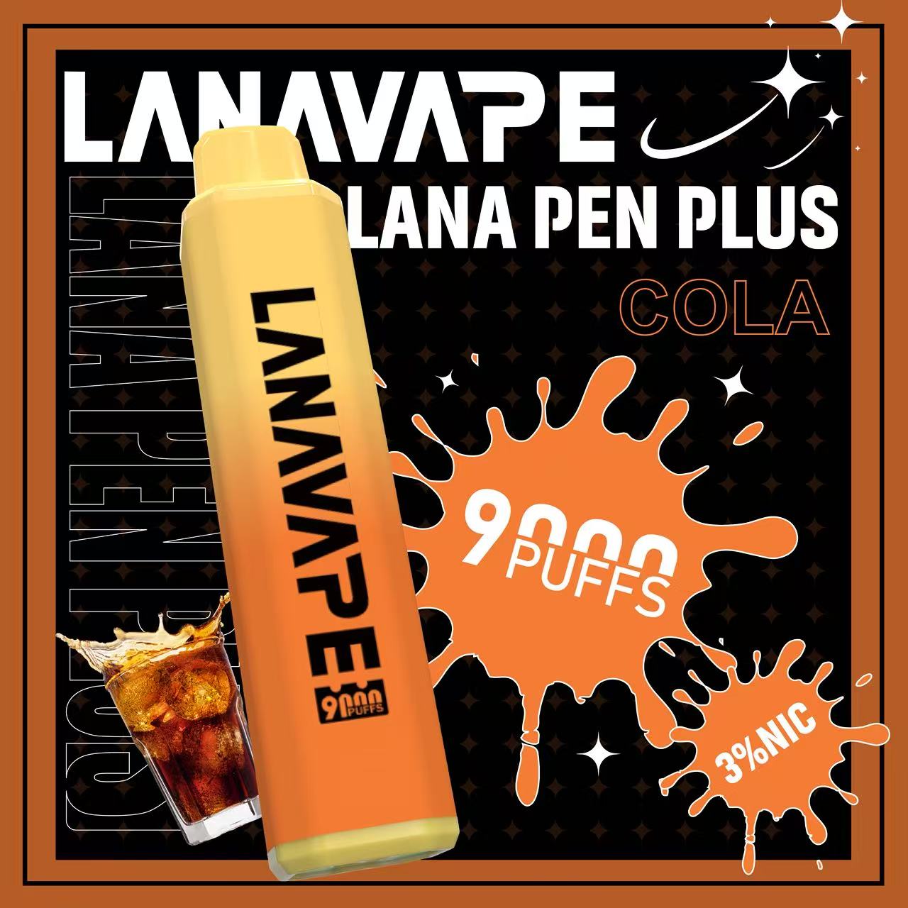 【LANA 拉娜 9000口高續航版】拋棄式一次性電子煙 可充電 大煙霧 冰爽口感 新款上市 台灣現貨