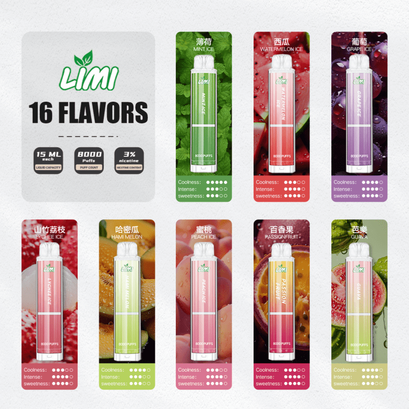 【VAPOR STORM 風暴辣妹 】大容量拋棄式7500口電子菸/可充電