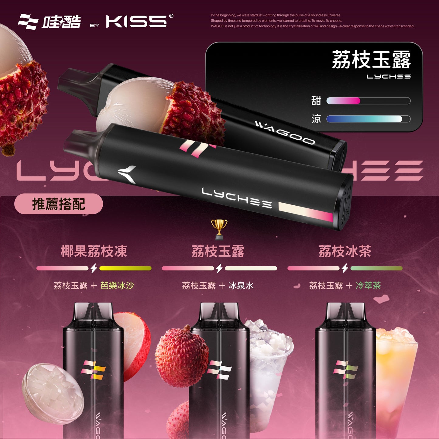 哇酷 抛棄式 6500口（KISS）