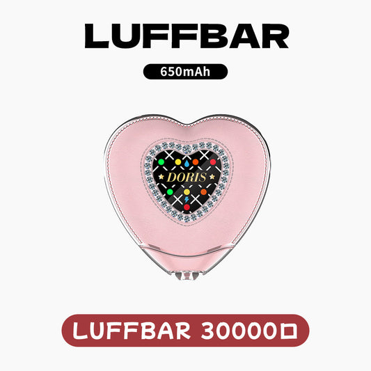 LUFFBAR DORIS 30K 韓國熱門拋棄式 | 愛心形狀電子煙|30000口超长续航 | 智能心形彩屏 |