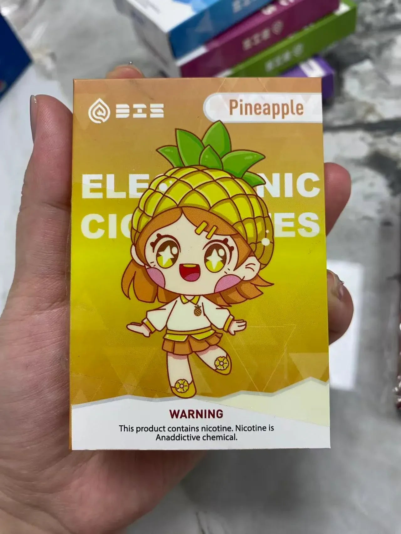 DIS 迪斯一代電子煙霧化彈｜萌系卡通少女系列 3顆裝