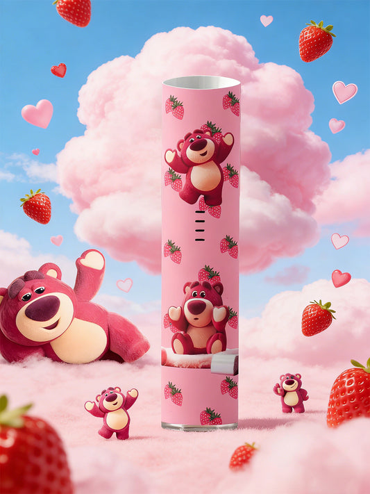 LIMI 底部發光卡通主機｜草莓熊聯名款🍓✨通用一代煙彈｜高顏值發光電子煙主機